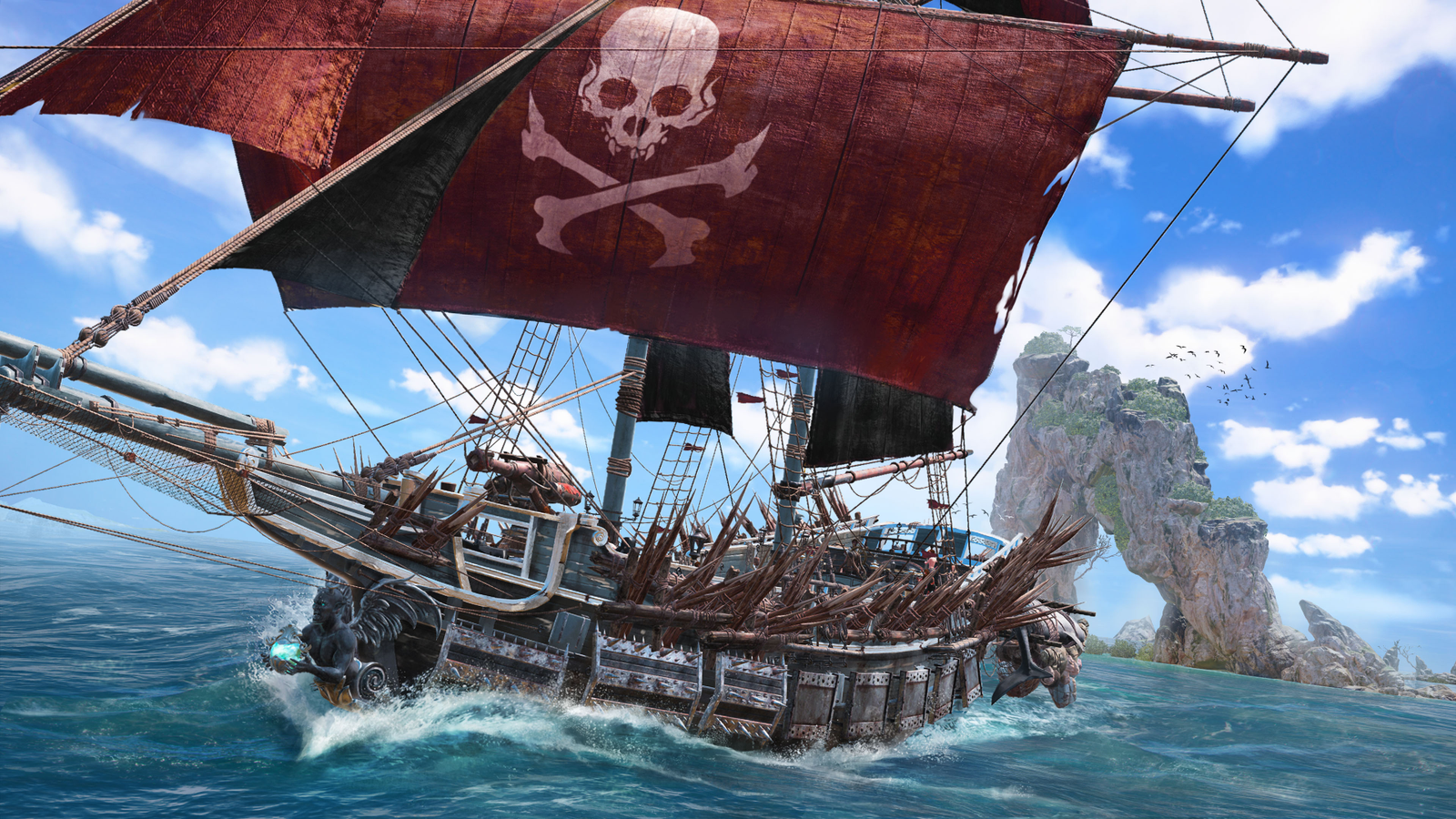 In Skull & Bones you're essentially a boat – you can't leave the helm