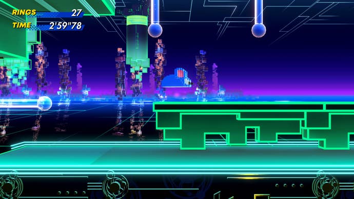 Sega se transforma en mouse voxel en Cyber ​​Station Zone
