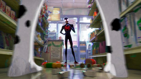 Still promotional image from Across the Spider-Verse
