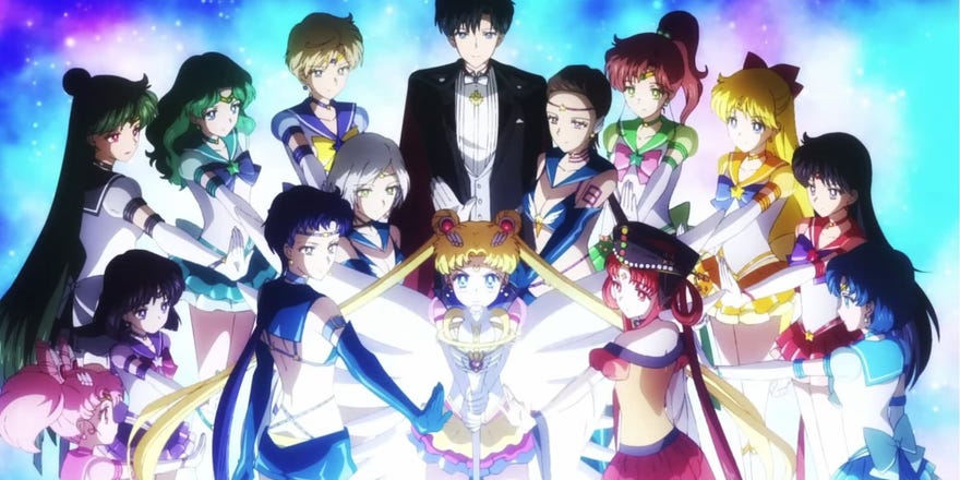 Sailor Moon Cosmos cast screenshot