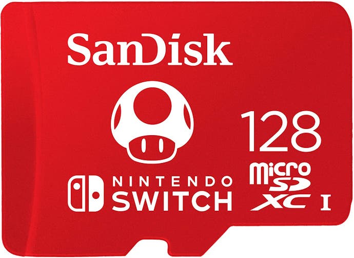 SanDisk 128GB microSDXC-Card, Licensed for Nintendo