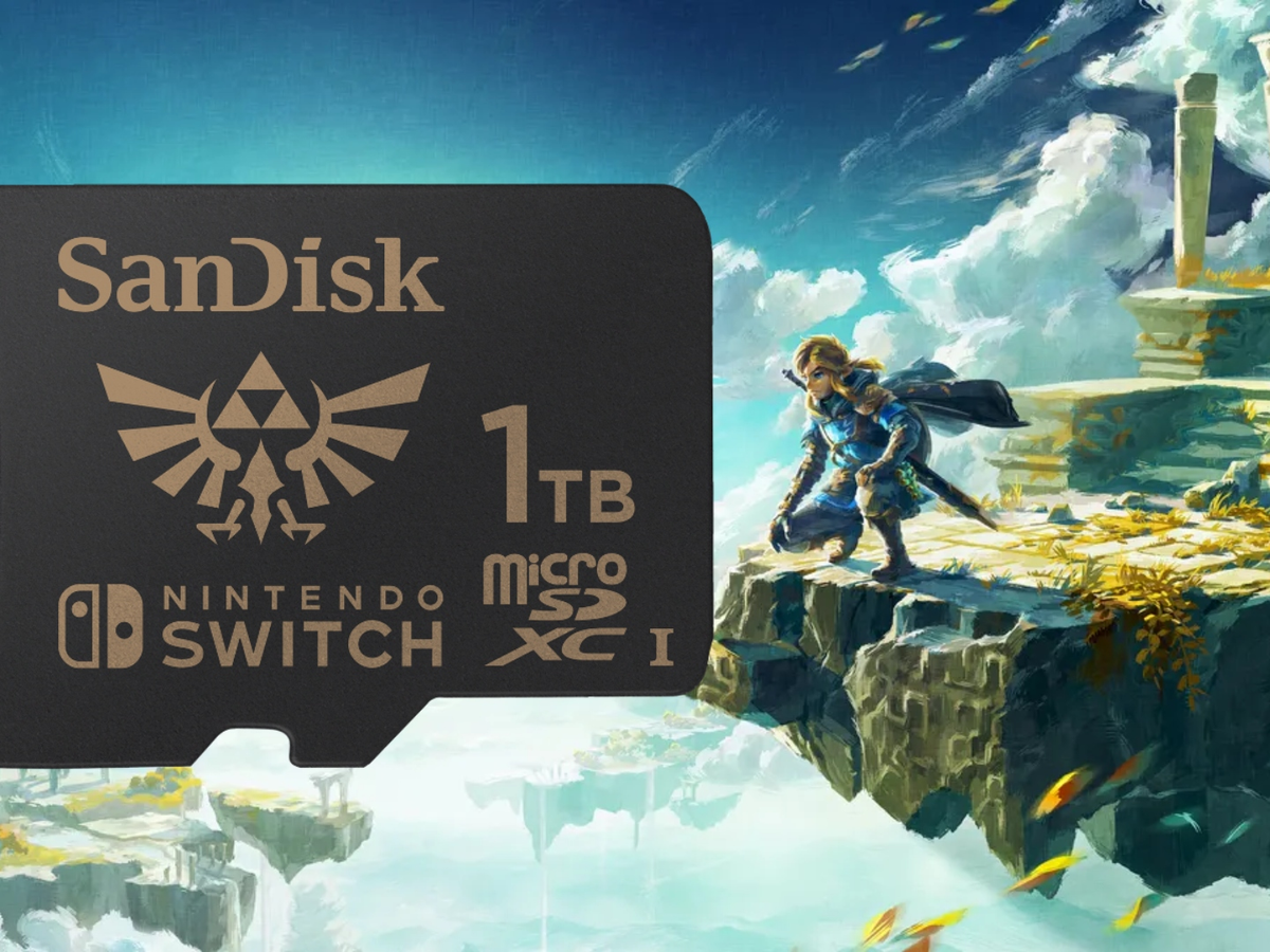 SanDisk reveals the 1TB microSD card for Nintendo Switch