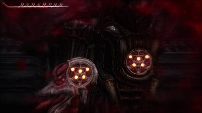 The player upgrades their key item in Act 5 of Scorn