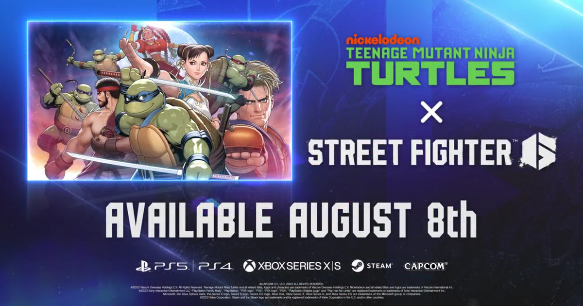 Street Fighter 6 and Teenage Mutant Ninja Turtles team up for some Battle Hub goodness