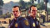 Artwork of two Los Santos policeman in Sentient Streets GTA 5 AI mod