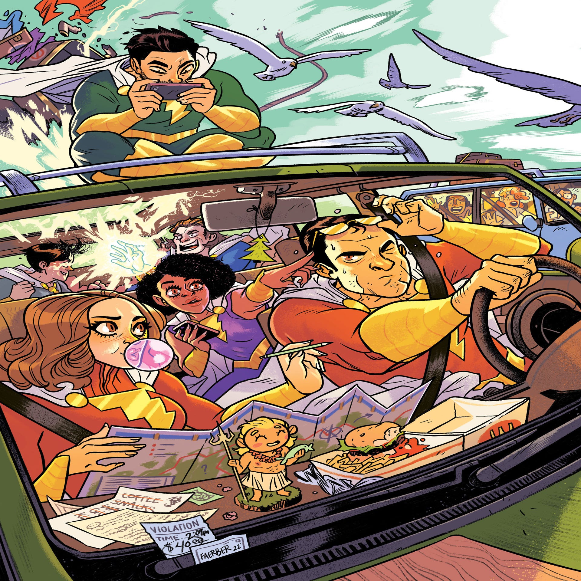 Zachary Levi and cast of Shazam! Fury of the Gods pen their own Shazam  family comic