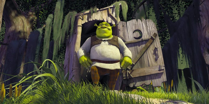 Shrek opening screenshot