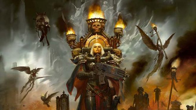 Sisters of Battle Codex cover Warhammer 40K miniatures game