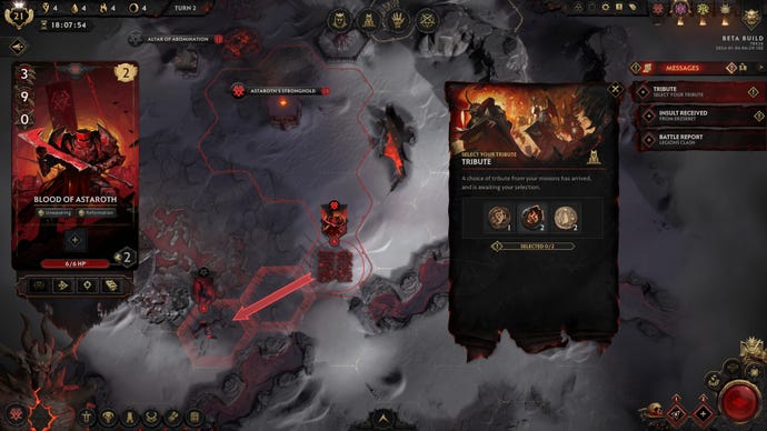 The Blood Of Astaroth legion are given marching orders in Solium Infernum