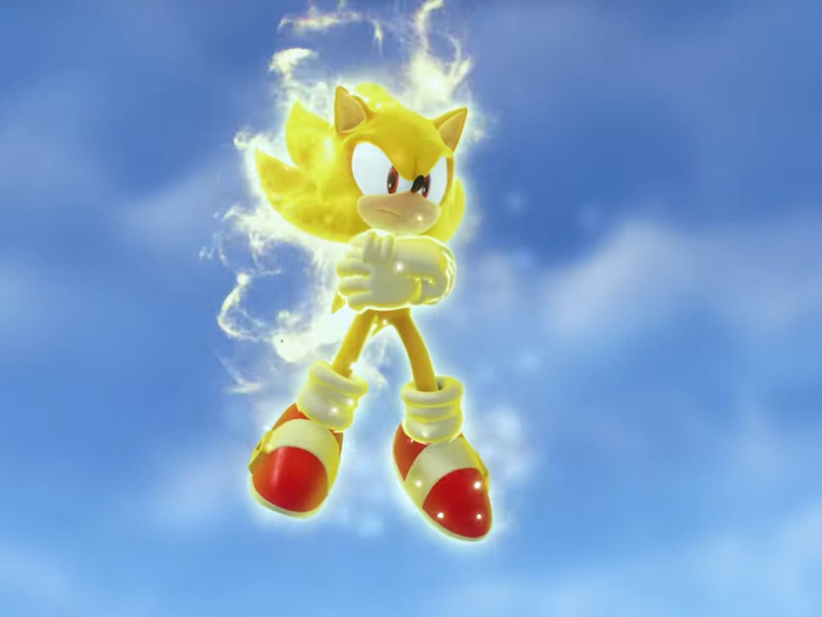 Here's a first look at Super Sonic in Sonic Frontiers