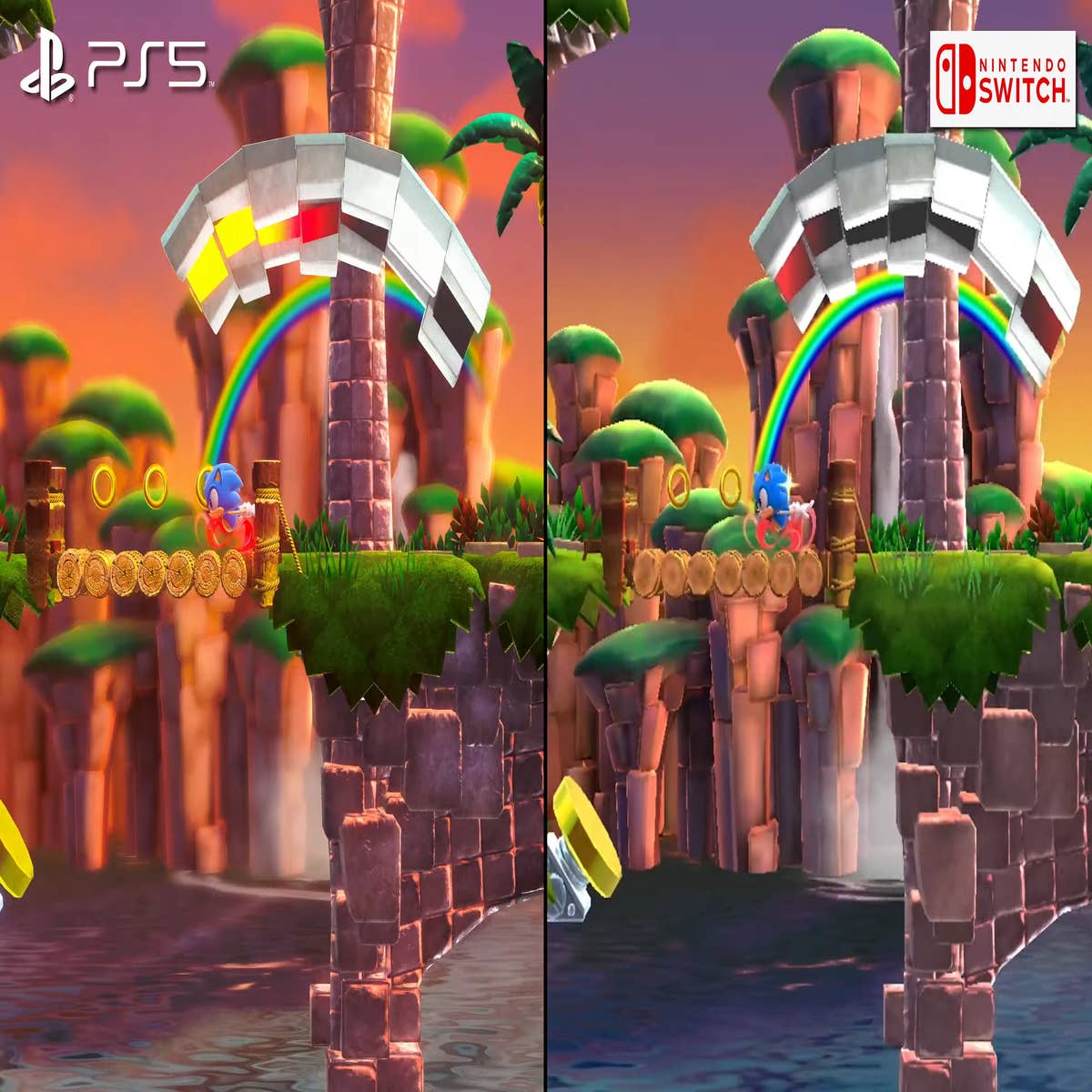 GoNintendoTweet on X: Sonic Superstars 'Switch Vs. PS5' graphics  comparison   / X
