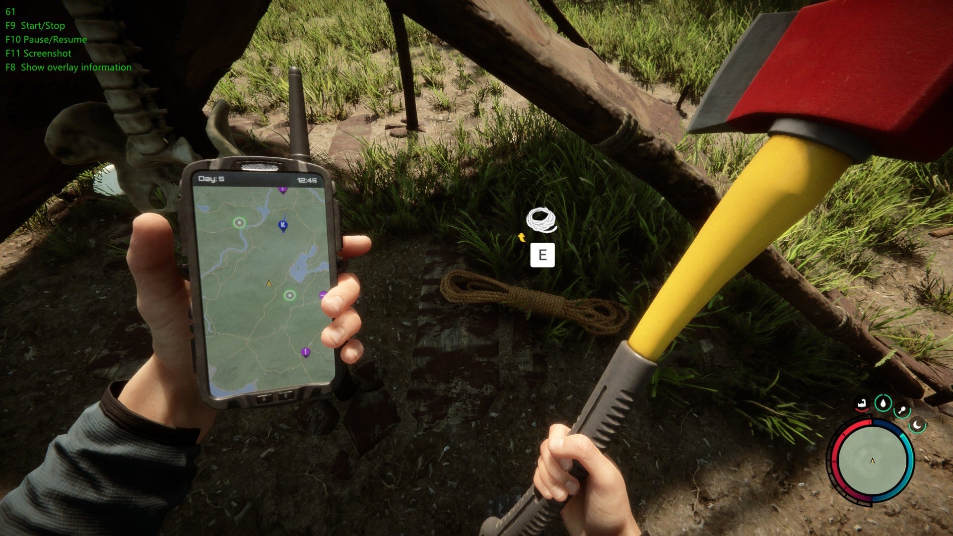 How to get rope in Sons of the Forest and zipline Rope Gun location ...