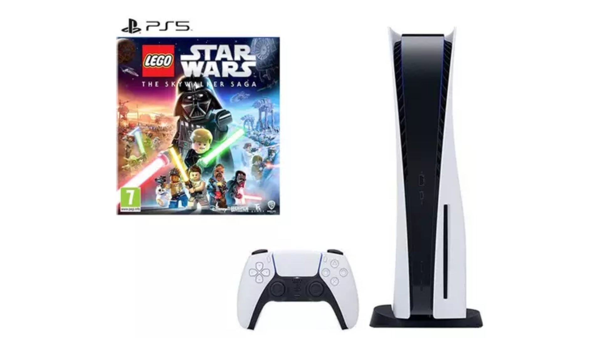 This PS5 Disc bundle with Lego Star Wars The Skywalker Saga is