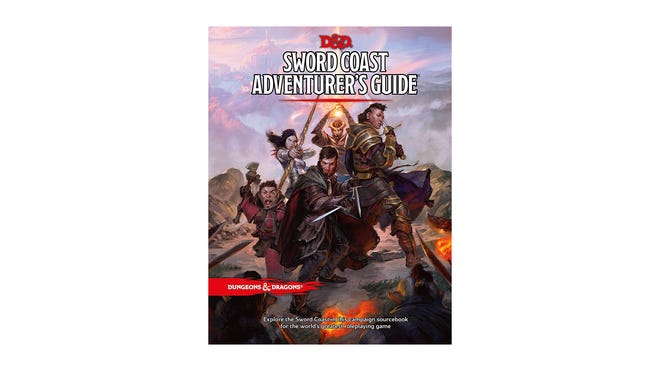 Dungeons & Dragons 5E book Sword Coast Adventurer's Guide
