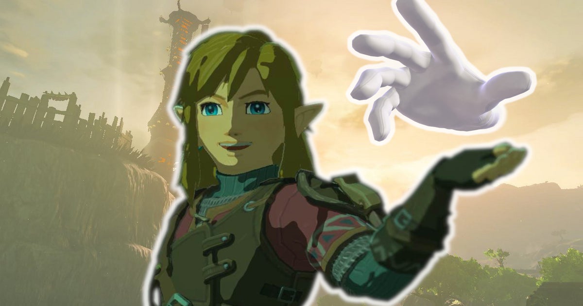 #Zelda Tears of the Kingdom: Spieler baut die perfekte Meisterhand aus Smash Bros nachher