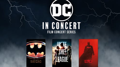 Image for 1989 Batman, 2022 The Batman, more DC films going on a world tour as a live symphony orchestra