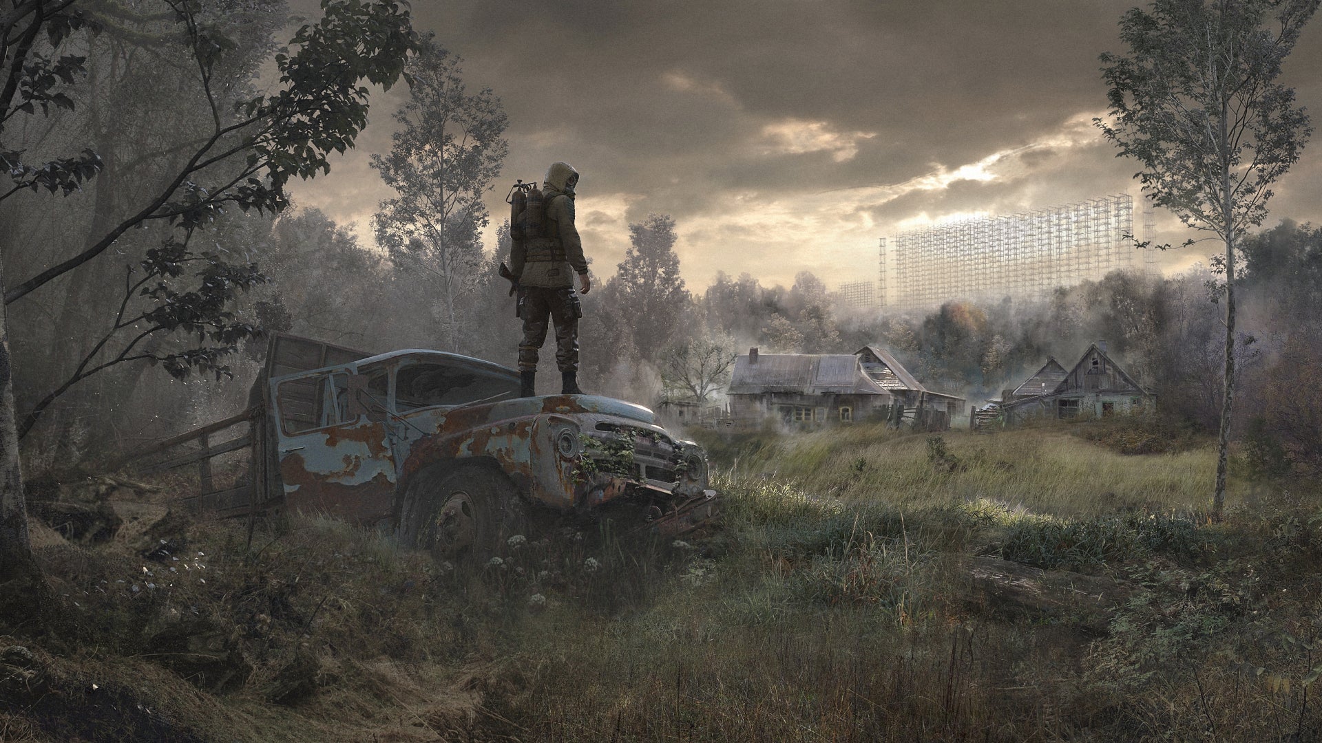 Stalker 2 Heart Of Chornobyl Gets Quietly Pushed To An Early 2024   Stalker 2 Heart Of Chornobyl Artwork Depicts A Player Standing Atop A Car By What We Can Assume To Be The Chernobyl Exclusion Zone, Or Nearby. (1) 