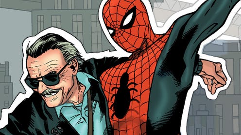 Stan Lee meets Spider-Man by Oliver Coipel