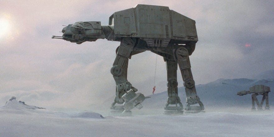 At-At on Hoth in Star Wars