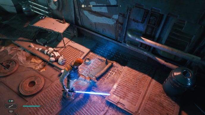 Снимок Экрана Star Wars Jedi: Survivor, Показывающий Местоположение Осколка Priorite На Карте.