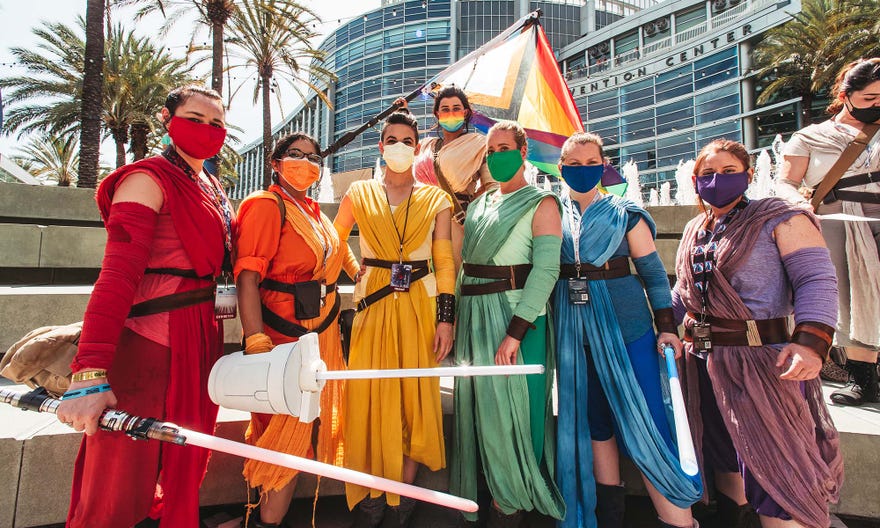 Star Wars Celebration 2022 cosplayers