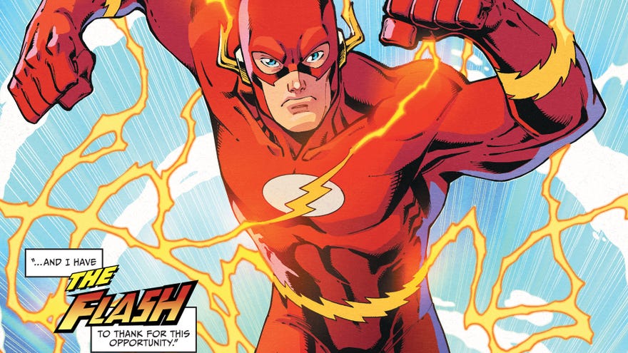 Barry Allen charges ahead
