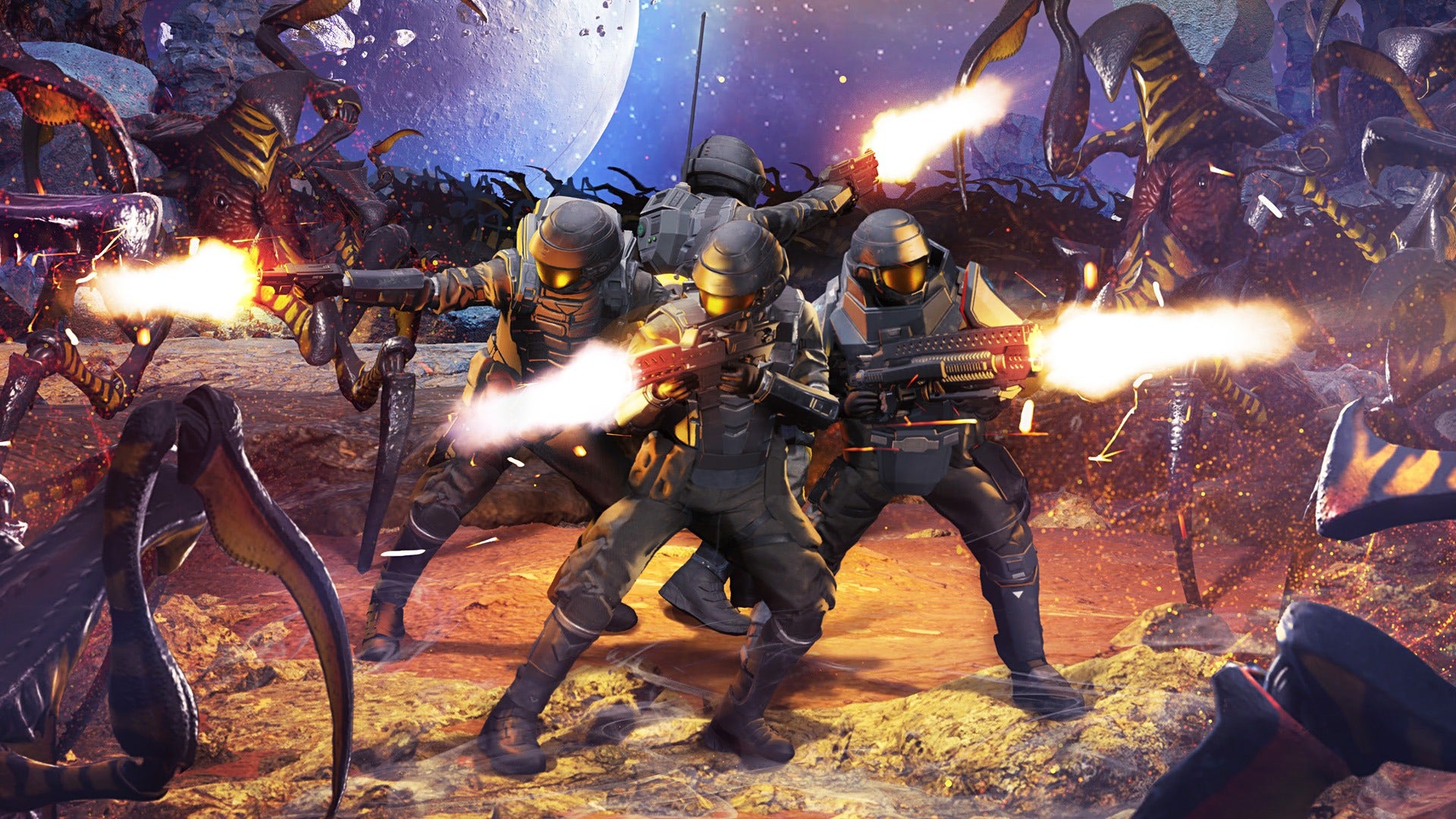Co-op shooter Starship Troopers Extermination starts its bug hunt in 2023 Rock Paper Shotgun