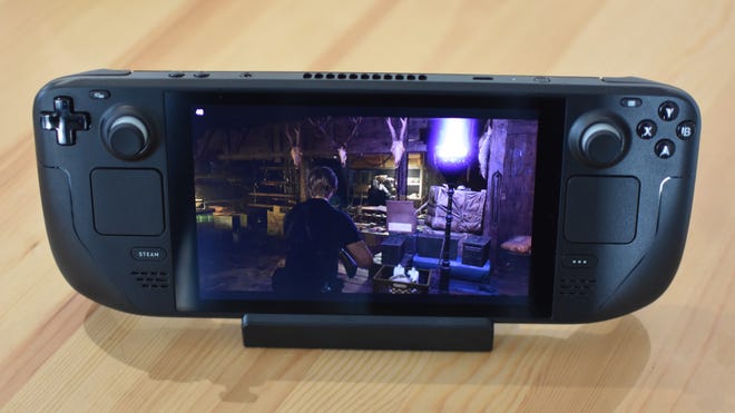 Das Resident Evil 4 Remake rennt auf einem Dampfdeck