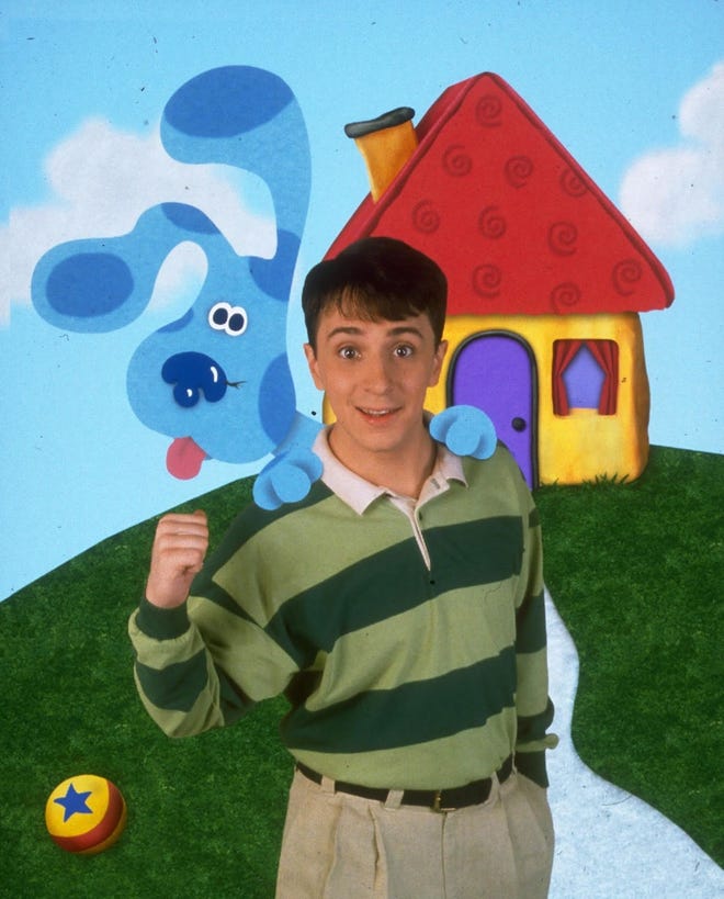 Steve Burns on Blue's Clues