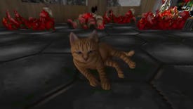 Stray In Doom is a third-person mod for GZDoom that adds the cat from Stray.