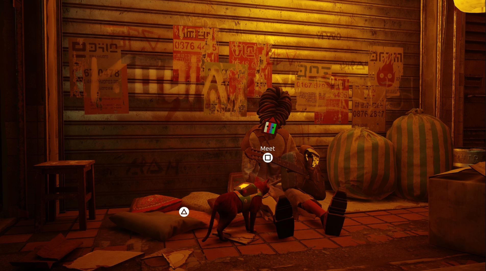Stray music sheet locations