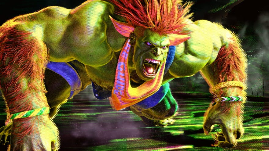 Blanka roars in Street Fighter 6