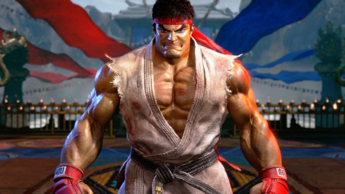 Ryu Se Prépare Pour Un Combat Dans Une Capture D'Écran De Street Fighter 6