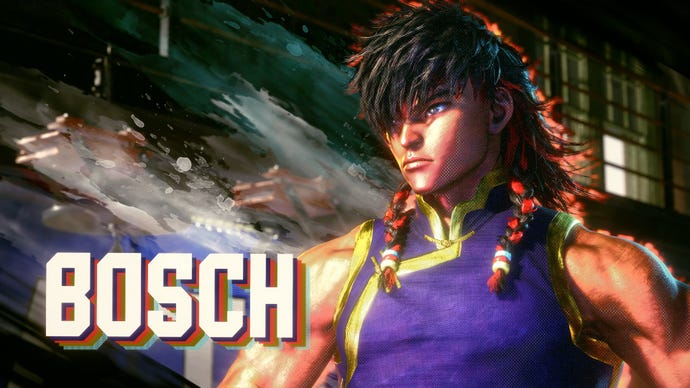 Capture D'Écran De Street Fighter 6 Montrant Bosch Dans Son Intro.