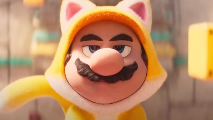 Кот Марио в трейлере фильма Super Mario Bros.