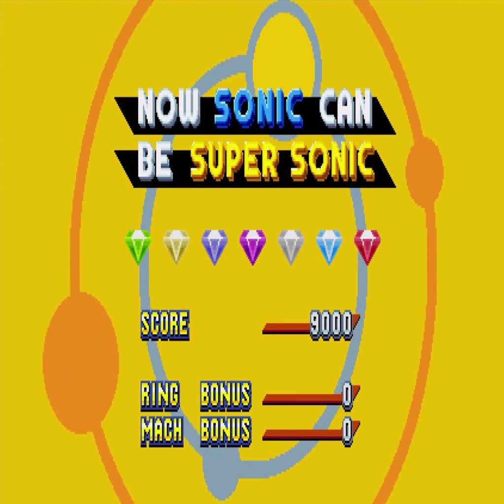 Sonic the Hedgehog / 7 Chaos Emeralds and 5 Power Rings IN A 