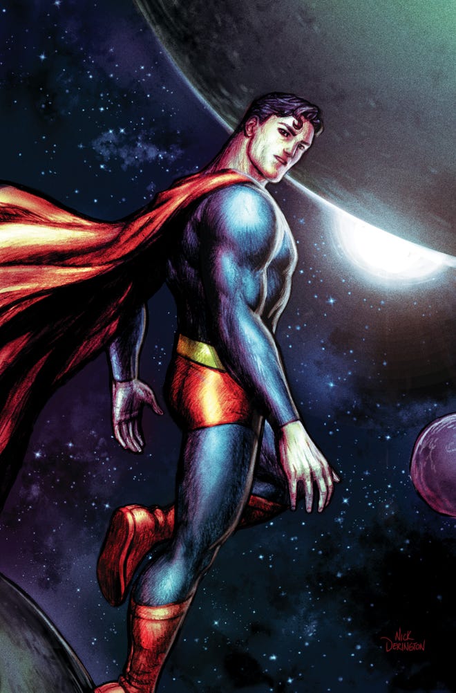 Superman: Space Age #1 variant by Nick Derrington