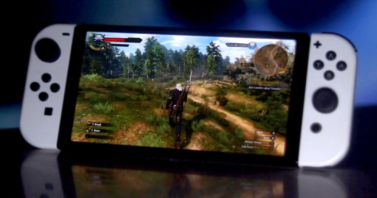 Playing The Witcher III on the Nintendo Switch is incredible
