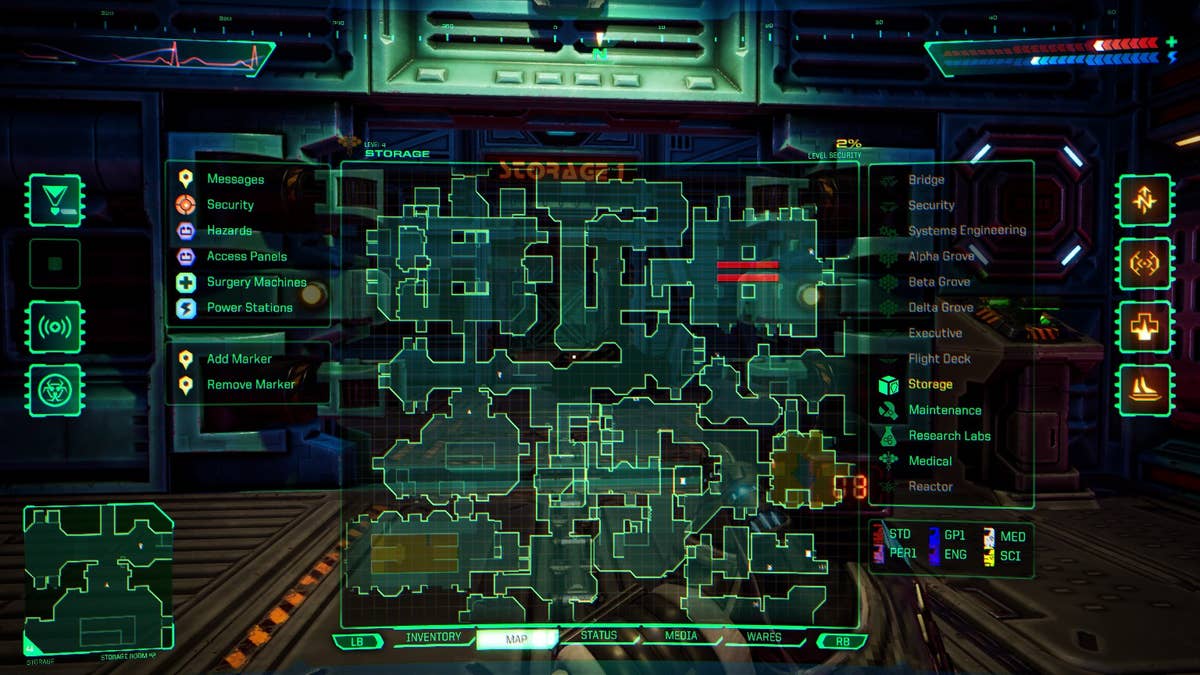 System Shock 2 Map