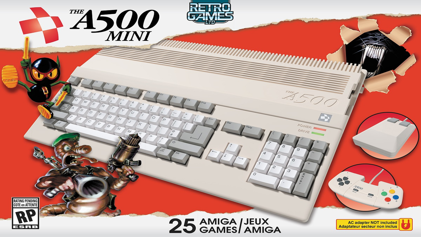 WholesGame on X: Amiga 500 Mini console announced The miniature