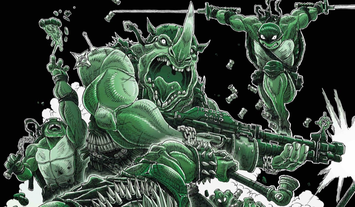 TMNT welcomes Paulina Ganucheau, Dave Baker, and Declan Shalvey in Black, White & Green (Exclusive preview)