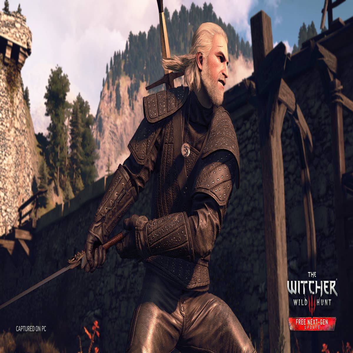 Started playing Witcher for the first time, what's up with Geralt's sword  stance? : r/gaming