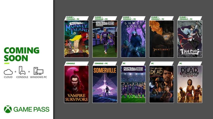 Xbox Game Pass line-up for November 2022.
