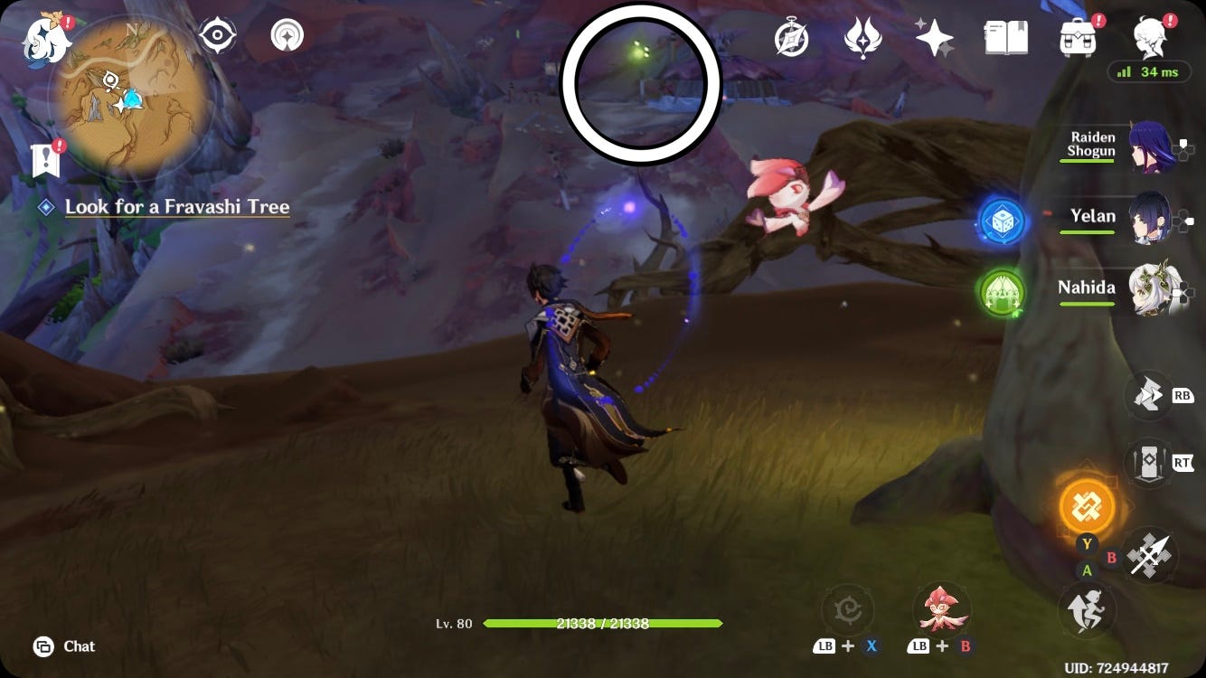 Temir Tree Genshin Impact Fravashi Tree locations for 'Pale Fire' quest ...