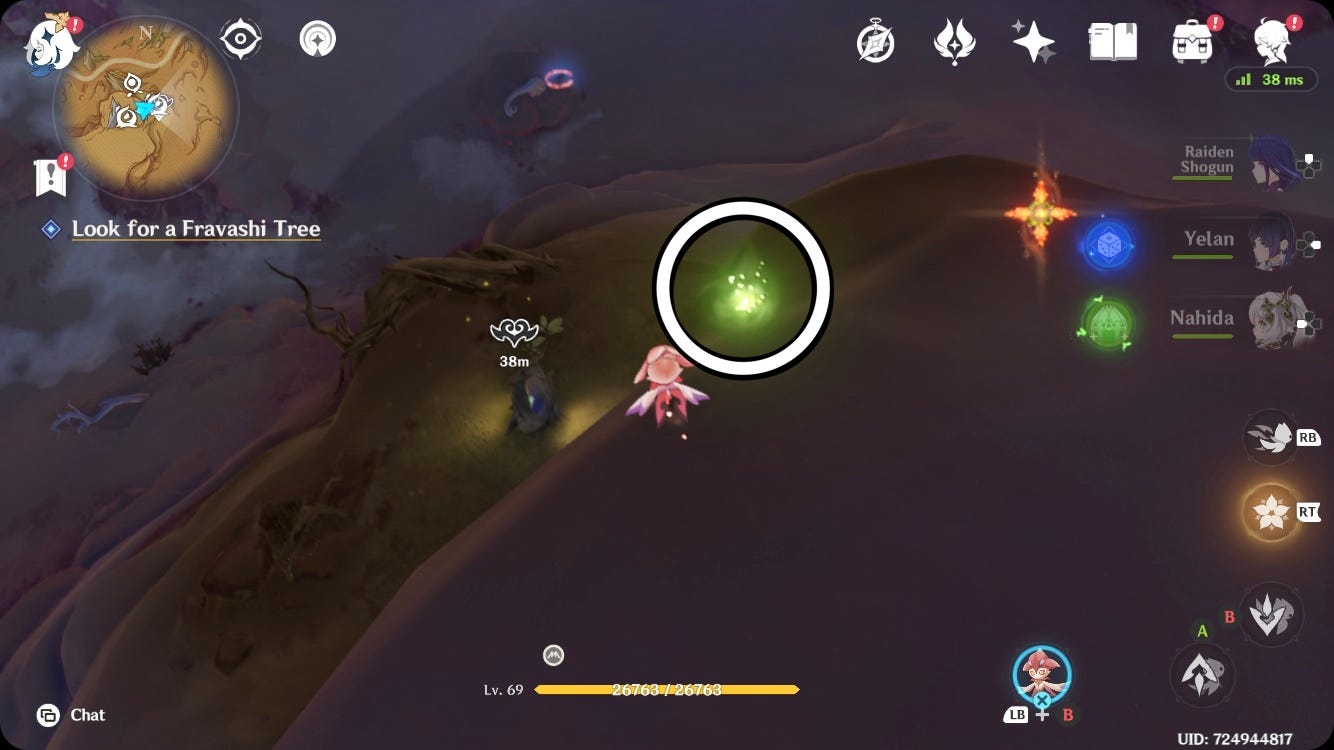Temir Tree Genshin Impact Fravashi Tree locations for 'Pale Fire' quest ...