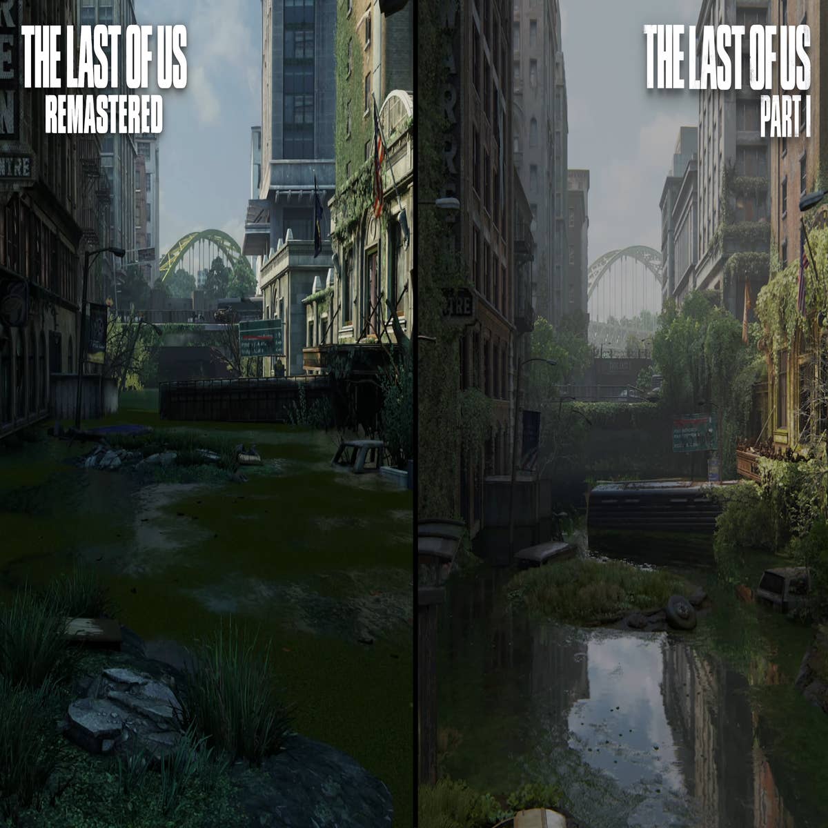 The Last of Us Remake vs Original Graphics Comparison 