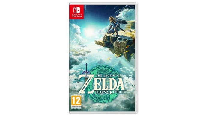 La leyenda de Zelda Tears of the Kingdom Box Art Nintendo Switch UK
