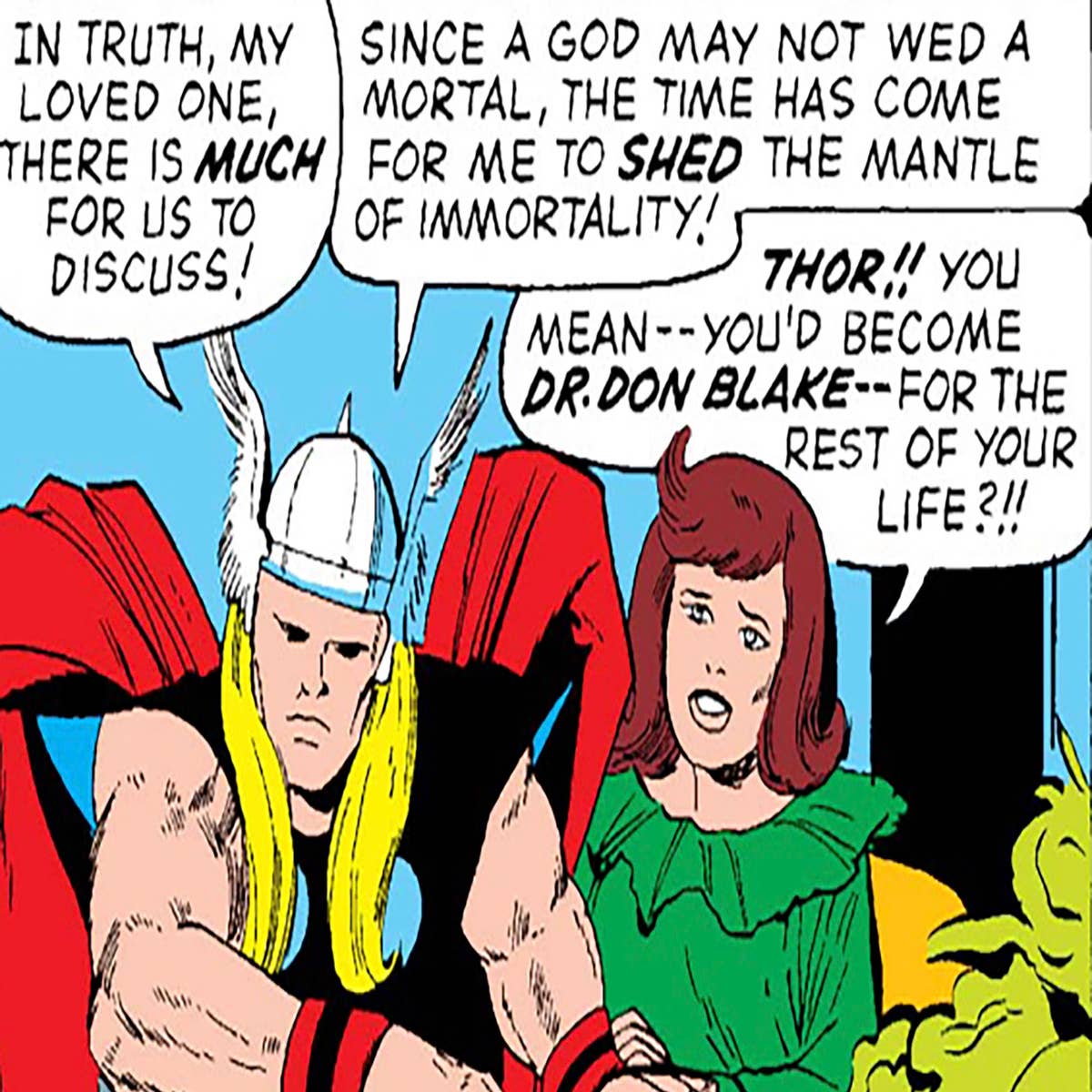THOR on X: Imagine getting married and your tit falls out your