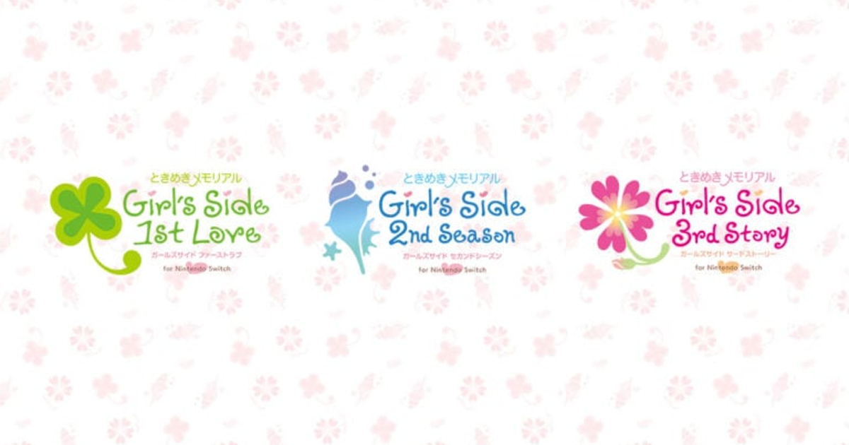 Konami announces Switch remasters of all three Nintendo DS Tokimeki Memorial Girl’s Sides
