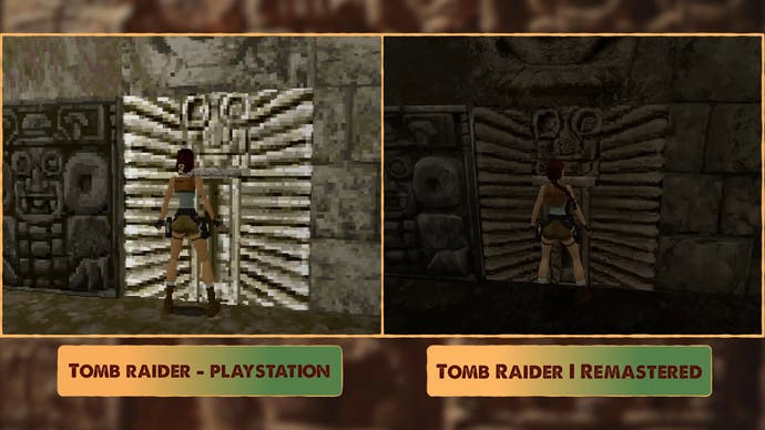 tomb raider playstation vs remastered version
